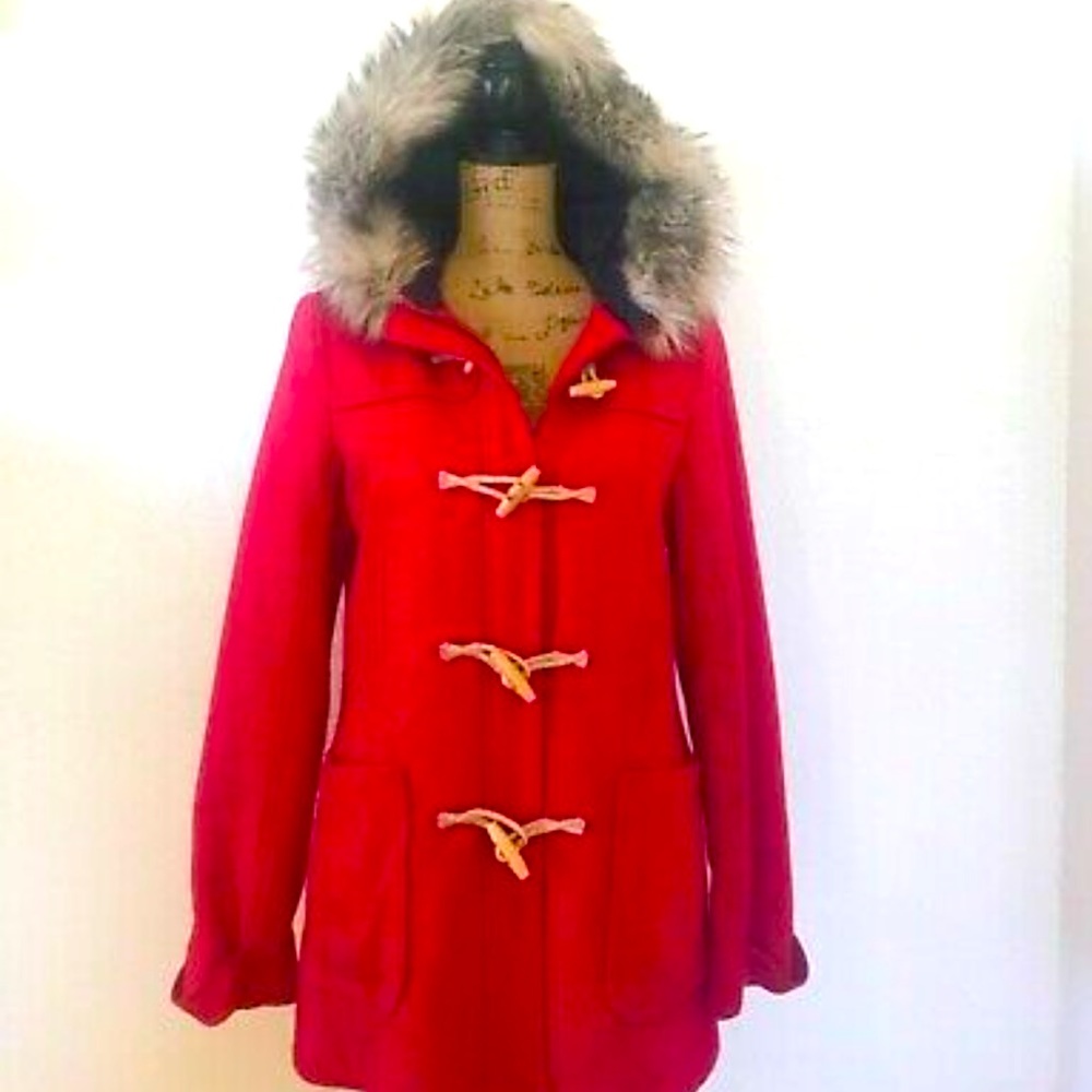 SOLD AEO Wool Blend Parka Jacket - Picture 4 of 13